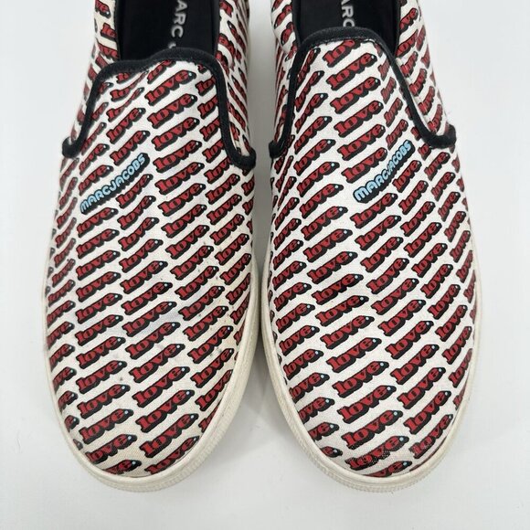 MARC JABOCS MERCER love sneakers slip on shoes sporty canvas colorful US 11 41 - Picture 2 of 11